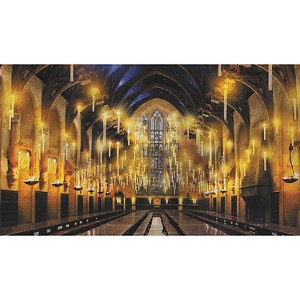 Harry Potter Great Hall Kids' Mural - RoomMates: Removable Mural Wallpaper, Self-Adhesive, Multicolor, Classic Pattern - 1 of 4