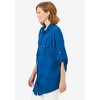 Woman Within Plus Size Cotton Gauze Bigshirt - 4 of 4