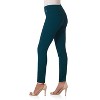 Rekucci Women’s Pull-On Skinny Work Pants – Tummy Control, Stretch Legging Fit with Zip Pockets for Office & Casual - 2 of 4