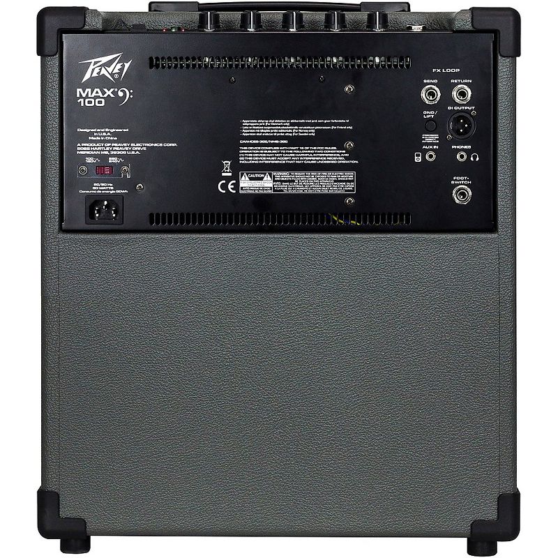 Peavey MAX 100 100W 1x10 Bass Combo Amp Gray and Black, 3 of 6