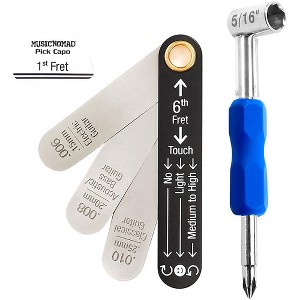 Music Nomad Truss Rod Neck Relief Measure and Adjust Kit for Gibson and PRS (USA) Guitars - 1 of 4