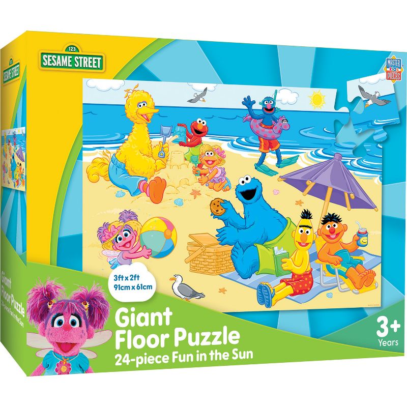 MasterPieces Sesame Street - Fun in The Sun 24 Piece Floor Jigsaw Puzzle for Kids, 2 of 6
