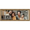 PosterPalooza | 18x8 Wood Antique Frame with UV Acrylic, 4 Finishes: Bronze, Gold, Silver, and Black - 2 of 4