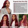 Jessie's Wig 24 Inch Body Wave Human Hair Glueless Wig 5x5 Pre Cut Lace Upgraded 99J 1 Pc/Pack - 3 of 4