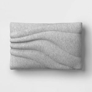 Lumbar Cotton Jersey Quilted Puff Toss Throw Pillow - Room Essentials™ - 1 of 4