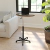 Flash Furniture Sit to Stand Mobile Laptop Computer Desk - Portable Rolling Standing Desk - image 2 of 4