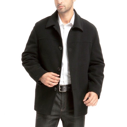 Bgsd Men s Matthew Wool Blend Car Coat Black Large Tall Target