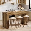 Tribesigns 63-Inch Counter Height Bar Table, Home Bar Height Pub Table for Living Room, Kitchen, Restaurant - 2 of 4