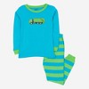 Leveret Kids Cotton Pajamas - Vehicle Prints - 2 of 4