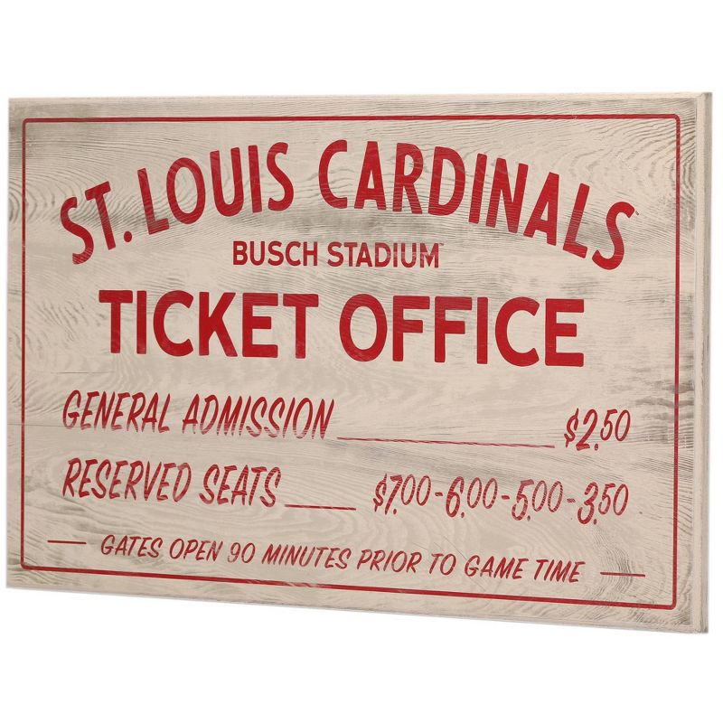 MLB St. Louis Cardinals Baseball Sign Panel, 2 of 5