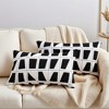 REGALWOVEN Geometric Soft Plush Modern Decorative Throw Pillows Cases 2 Pcs - 2 of 4