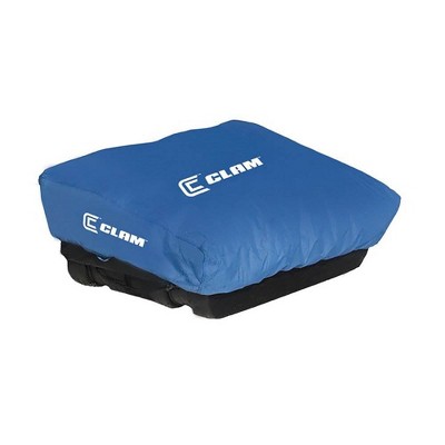 CLAM 8760 Outdoor Portable Fish Trap Ice Fishing Travel Cover w/ Pockets for Shelter Models Scout/Trapper/Nordic Sled Small/Scout XL, Cover Only, Blue