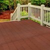 Pure Garden Dual Sided Outdoor Tile Flooring 16"x16" Red 8pk - 2 of 4