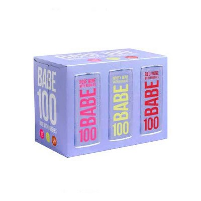 Babe 100 Wine Variety Pack - 6pk/250ml Cans