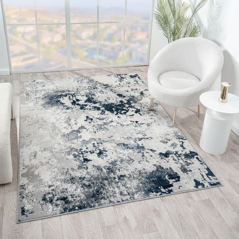 LUXE WEAVERS Modern Abstract Rug High Low Texture, 1 of 13