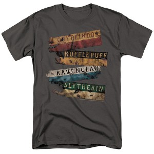 Men's Harry Potter Burnt Banners T-Shirt - 1 of 4