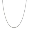 Black Bow Jewelry 2.25mm Sterling Silver Classic Solid Rope Chain Necklace - 2 of 4