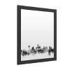 Trademark Fine Art Dry Erase Marker Board with Printed Artwork - Michael Tompsett 'Houston Texas Skyline B&W' White Board - image 2 of 4