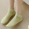 Anna-Kaci Women's 5-Pair Knit Ankle Socks with Delicate Heart Pattern and Ruffled Cuff Detail for Everyday Style - 3 of 4