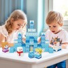 PICASSO-TILES 72 PC Winter Ice Theme Magnetic Building Puzzle Cubes Set for Kids Ages 3+ - 3 of 4
