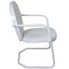 Northlight 34-Inch Outdoor Retro Tulip Steel Armchair, White - 4 of 4