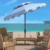 Zimmerman 9Ft Double Top Market Umbrella - PAT8200 - Safavieh - 2 of 3