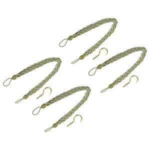 Unique Bargains Hand Woven Decorative Braided Curtain Tiebacks - 1 of 4