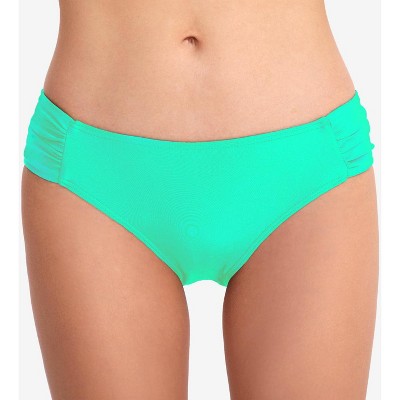 FIONECA Women's Bathing Suit Bottoms Full Coverage Ruched Bikini Tankini Bottom Swimsuit Brief