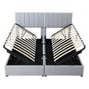 TiramisuBest Twin Size Upholstered Platform Bed with a Hydraulic Storage System - 4 of 4