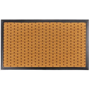 KAF Home Tufted Chain Indoor/Outdoor Mat with PVC Backing - 17" x 30" - 1 of 4