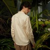 Campus Sutra Men Men's Khaki Beige Curve-Lined Shirt - 4 of 4