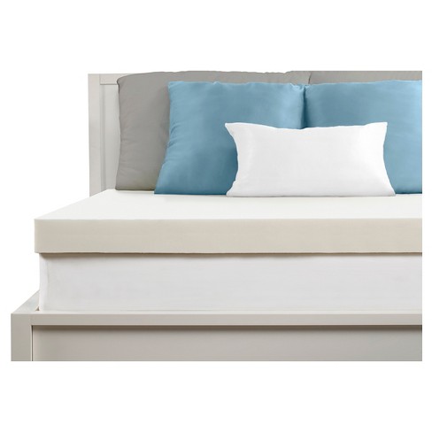 Comfort Revolution 3 Memory Foam Topper White Target