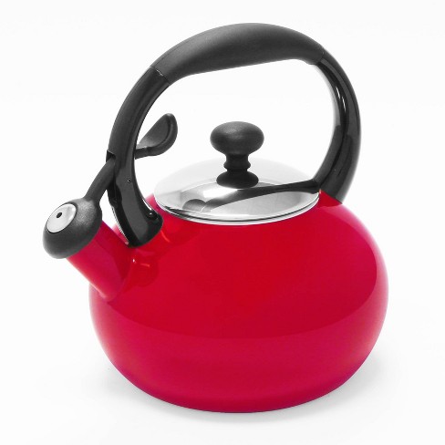 Chantal 1.8qt Button Teakettle - Red - image 1 of 4