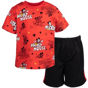 Disney Mickey Mouse T-Shirt and Shorts Outfit Set Little Kid to Big Kid - 1 of 4