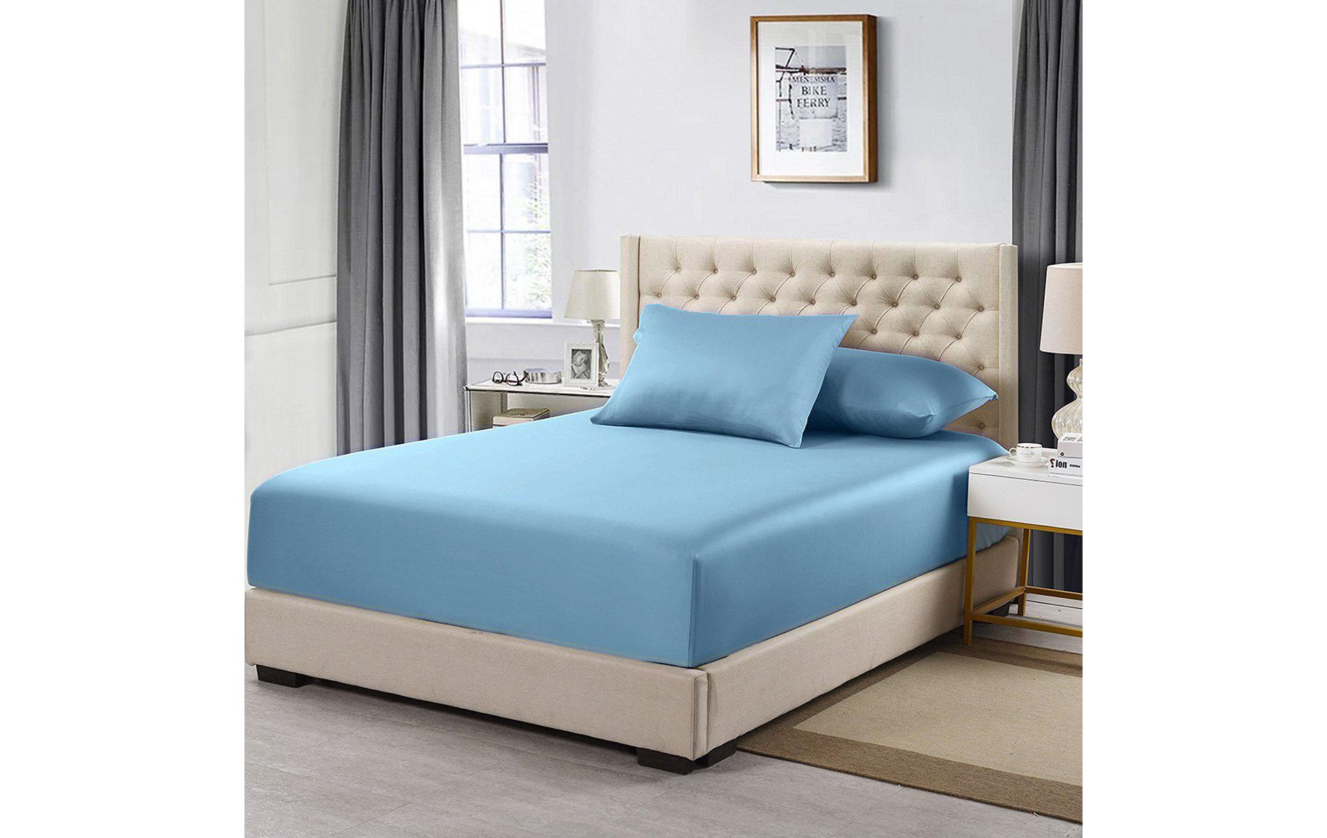 Egyptian Linens Fitted Sheet Only - 100% Bamboo Viscose