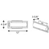 Progress Lighting Frame Collection 1-Light LED Bath Vanity Fixture, Brushed Nickel, Circular Etched Opal Glass Shade - 4 of 4