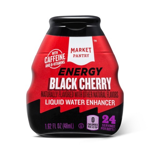 Black Cherry Energy Liquid Beverage Enhancer 1 62 Fl Oz Bottle