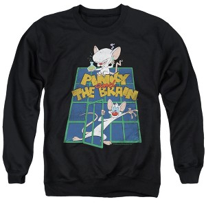 Pinky And The Brain Ol Standard Adult Crewneck Sweatshirt - 1 of 4