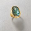 Ross-Simons Oval Labradorite Textured and Polished Ring in 18kt Gold Over Sterling - 4 of 4