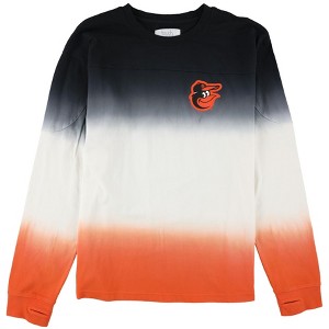 Touch by G-III Womens Baltimore Orioles Dip-Dyed Graphic T-Shirt - 1 of 2