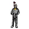Joyfy Kids Skeleton Halloween Skeleton Costume 3D Glow in The Dark, Jumpsuit with Mask & Gloves | Light Up Halloween Costume for Boys & Girls - 2 of 4