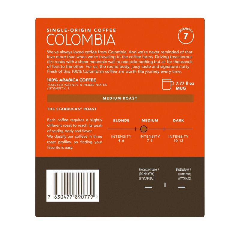 Starbucks by Nespresso&#160;Vertuo&#160;Line Pods Medium Roast Coffee Single-Origin Colombia - 8ct, 3 of 8