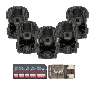 Stealth Cam GMAX32 - 32MP 1080p HD Video Trail Camera (5-pack) Bundle
