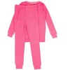 RuffleButts SoftSnooze Big Girls Ruffle Long Sleeve Pajama Set - 2 of 4