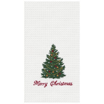 C&f Home Holiday Winter Themed Single Red Cardinal Embroidered Sitting On  Red Berry Tree Flour Sack Dish Towel 27l X 18w In. : Target