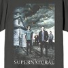 Supernatural Character Art and Logo Men's Charcoal Gray Short Sleeve Crew Neck Tee - 2 of 3