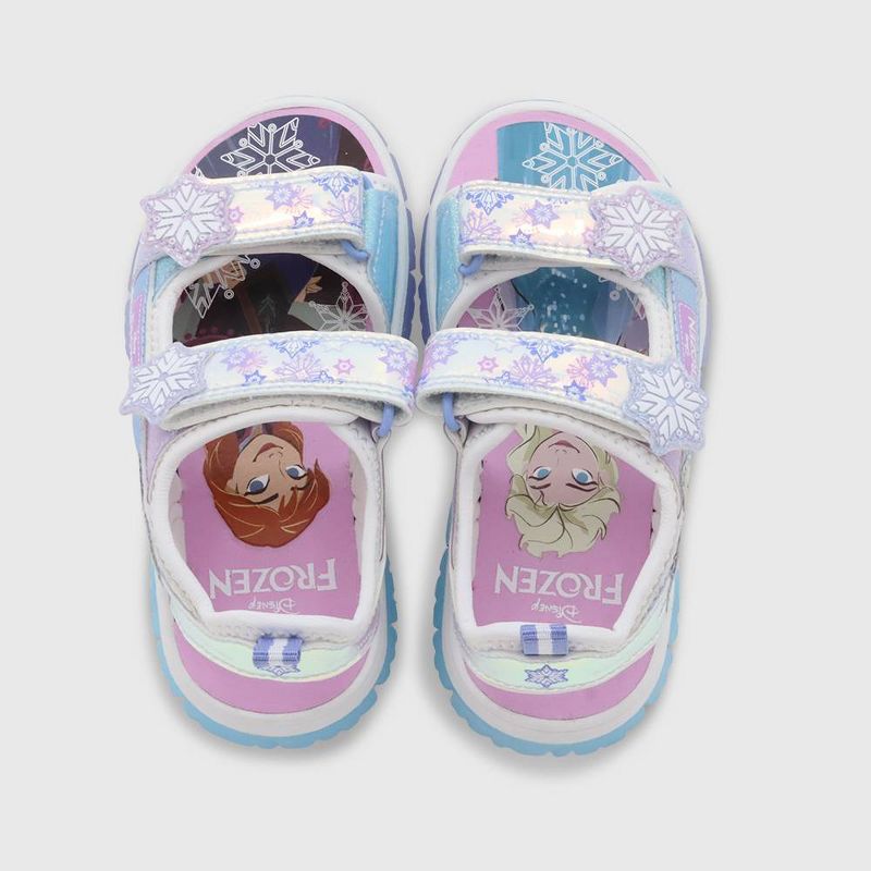 Toddler Disney Frozen Lighted Sandals - Blue, 5 of 8
