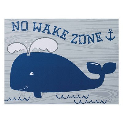 Trend Lab Unframed Wall Canvas Whale