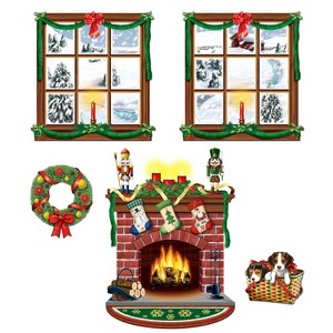 Beistle Indoor Christmas Decor Props, 15"-49", (5/Pkg) Multicolored - 1 of 4