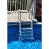 Vinyl Works Deluxe Adjustable 24 Inch In-pool Step Ladder Entry System ...